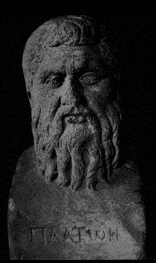 Image of a bust of Plato