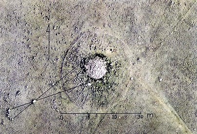 an image showing the ancient calendar site in southern Alberta, Canada, which is also a clickable link directly to the BeliefNet story
