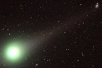 an image of Comet Lulin photographed by Karzaman Ahmad at the Langkawi National Observatory, Malaysia, on February 17, 2009
