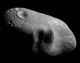 an image of asteroid Eros linking to the American Museum of Natural History