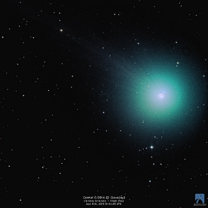 an image link to the SpaceWeather.com Real Time Comet Gallery