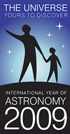  an image of the International Year of Astronomy 2009, which is also a link direct to the IYA 2009 website