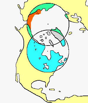 an image/link to the Flem-Ath website showing the changing north poles