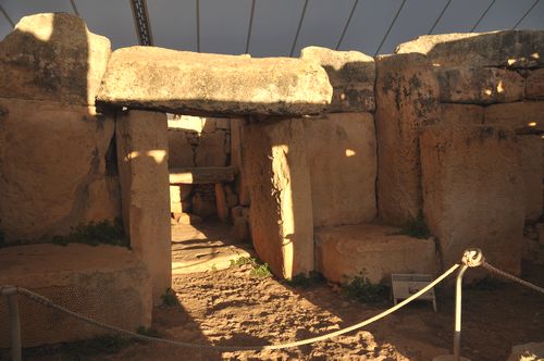 an image of the Mnajdra Temples at Qrendi on Gozo, Malta, where you can go to observe the Winter Solstice, which is also a clickable link directly to the Gozo News story